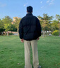 男女情侶款羽絨棉服男士秋冬潮牌立領(lǐng)加厚棉襖外套棉衣男面包服男 黑色【甄選好物】 XL 建議120-145斤 曬單實(shí)拍圖