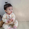 婧麒（JOYNCLEON）兒童保暖內衣套裝嬰兒秋衣加厚夾棉男女寶寶秋褲兒童秋冬純棉衣服 粉色蝴蝶結 80 cm 曬單實(shí)拍圖