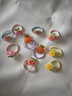 語(yǔ)嬉兒童發(fā)圈小女孩扎頭皮筋寶寶不傷發(fā)頭繩女童高彈力發(fā)繩發(fā)飾 1#水果組合【10根裝】 無(wú)規格 曬單實(shí)拍圖