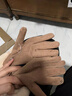 恒源祥觸屏騎行手套冬季女式天鵝絨可愛(ài)加厚春秋款駕駛麂皮保暖手套 50M19920駝色 均碼 曬單實(shí)拍圖