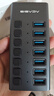 阿卡西斯（acasis）USB3.1分線器7口擴展塢拓展集線器10G轉(zhuǎn)換hub延長線適配蘋果mac筆記本電腦拓展塢HS-707MG10Gbps 曬單實拍圖