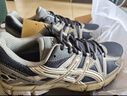 亞瑟士ASICS男鞋跑步鞋耐磨透氣運動(dòng)鞋 GEL-KAHANA 8 緩震越野跑鞋 灰色/棕色 43.5 曬單實(shí)拍圖