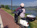 夢(mèng)多福 電動(dòng)車(chē)擋風(fēng)被秋冬季加厚加絨親子防風(fēng)被摩托車(chē)罩護膝防水擋風(fēng)衣 藏青護肩護脖丨加厚超暖奧粒絨丨720°全包0透風(fēng) 曬單實(shí)拍圖