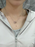 老鳳祥S999足銀項鏈女莫比烏斯百搭鎖骨鏈結婚紀念日禮物送女友老婆生日 就近發(fā)貨/本地倉*足銀莫比環(huán)套鏈 曬單實(shí)拍圖