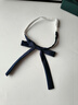 皓梵潔jk領(lǐng)結女蝴蝶結校園領(lǐng)帶藍色小長(cháng)柄學(xué)生襯衫細長(cháng)配飾懶人領(lǐng)花繩結 藏青色 小長(cháng)柄蝴蝶結 曬單實(shí)拍圖