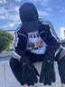 羅蒙手套男冬季加絨騎行摩托車(chē)加厚觸屏戶(hù)外運動(dòng)釣魚(yú)保暖皮手套 黑色 均碼 曬單實(shí)拍圖