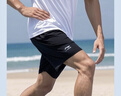 李寧（LI-NING）運(yùn)動(dòng)短褲男夏季透氣薄款寬松休閑戶外速干跑步健身冰絲五分褲 曬單實(shí)拍圖