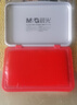 晨光（M&G）105*70mm金屬方形中號秒干印臺印泥  財務(wù)專(zhuān)用 辦公用品 紅色單個(gè)裝AYZ97516 曬單實(shí)拍圖