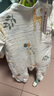 全棉時(shí)代純棉新生嬰兒連體衣服抗菌紗布滿(mǎn)月寶寶春夏 云中游樂(lè )園 80碼 曬單實(shí)拍圖