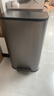 VEELAR客廳垃圾桶家用大號(hào)帶蓋廚房衛(wèi)生間專用高顏值不銹鋼腳踏2025新款 【2025高定配色】火山石灰30L 曬單實(shí)拍圖