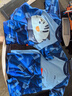 李寧（LI-NING）兒童泳衣男孩中大童游泳衣青少年分體兩件套泳衣泳褲8673深藍(lán)150 曬單實(shí)拍圖