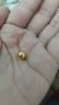 縱橫金業(yè)足金999   黃金轉(zhuǎn)運(yùn)珠 金珠子  1克 單顆 頂珠 散珠 手串diy 1克  轉(zhuǎn)運(yùn)珠 曬單實(shí)拍圖