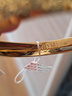 六福珠寶足金碎碎冰輪胎寬面黃金手鐲送禮 計(jì)價(jià) F21G0018DS 58mm-37.41克(含工費(fèi)2357元) 曬單實(shí)拍圖