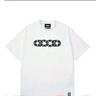 GBGOODBRAND 24S/S Diamonds 鏤空LOGO貼鉆T恤 白色 白色 * S 曬單實(shí)拍圖