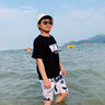 沙灘短褲男女同款海灘度假夏威夷沙灘褲外穿情侶花短褲五分速干褲 DK15 5XL 曬單實拍圖