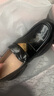他她（TATA）沈月同款預言家厚底樂(lè )福鞋女真皮JK單鞋小皮鞋新 黑色 37 曬單實(shí)拍圖