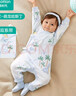全棉時(shí)代超柔嬰兒衣服寶寶春秋抗菌風(fēng)柔棉連體衣新生兒睡衣 哈斯丁59碼 曬單實(shí)拍圖