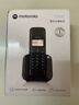 摩托羅拉（Motorola）數字無(wú)繩電話(huà)機 無(wú)線(xiàn)座機 子母機單機 套裝 大屏幕白色背光 清晰免提  辦公家用 T301C(黑色） 曬單實(shí)拍圖