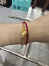 六桂福珠寶黃金轉運珠躺平傲嬌加菲貓硬足金手繩加菲貓家族聯(lián)名IP定價(jià)約1g 曬單實(shí)拍圖