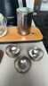 容山堂純鈦旅行茶具便攜式茶杯快客杯泡茶壺戶(hù)外露營(yíng)茶具喝茶裝備 高海純鈦鷹口泡茶器+鈦杯*3 曬單實(shí)拍圖