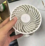 公牛USB桌面風(fēng)扇 【電芯3C認證】迷你輕音小電扇2000mAh 學(xué)生宿舍辦公室臺式桌面扇臺夾扇-充電款 曬單實(shí)拍圖