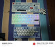PMO WAVE75客制化機械鍵盤(pán)三模鋁坨坨有線(xiàn)2.4g藍牙快拆結構gasket電競游戲辦公外設熱插拔 浮氧藍-噴涂|雪青軸/FR4定/不銹鋼拉絲PVD 曬單實(shí)拍圖