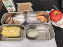 小熊（Bear）電熱飯盒 加熱飯盒 保溫飯盒可加熱 雙層四膽辦公室蒸煮熱飯神器可預約上班族加熱便當盒DFH-G16W7 曬單實(shí)拍圖