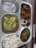 美廚（maxcook）304不銹鋼餐盤(pán)飯盒 5格加深加厚分格帶蓋快餐盤(pán)學(xué)生餐盒MCFT724 曬單實(shí)拍圖