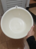 五月花洗臉盆35cm1只裝家用加厚洗臉浴室水盆泡腳盆塑料盆廚房洗菜盆 曬單實(shí)拍圖