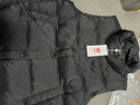 坦博爾羽絨服馬甲女立領(lǐng)寬松外搭短款羽絨背心外套TD236006 黑色 180 曬單實(shí)拍圖
