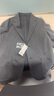 優(yōu)衣庫男裝女裝絨面針織茄克/西裝外套夾克481006 08 深灰色 L /175/100A 曬單實(shí)拍圖