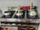 斐斯邁科不銹鋼煲仔爐商用四六八眼燃氣爐灶多頭節能煤氣液化氣砂鍋熬粥灶 單排雙眼75x47x80+15 曬單實(shí)拍圖