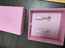 施華洛世奇（SWAROVSKI） 跳動(dòng)的心 UNA SPARKLING DANCE耳環(huán) 優(yōu)雅女 鍍玫瑰金色 5516477 曬單實(shí)拍圖