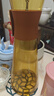 康寧玻璃杯 耐高溫高硼硅玻璃杯雙飲杯咖啡杯帶蓋高顏值吸管杯 心悅雙飲杯500ml 曬單實拍圖