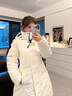 加拿大鵝（Canada Goose）【新品】Leslie女士黑標派克大衣休閑外套大鵝羽絨服 3833WB 9433 北辰白 S 曬單實拍圖