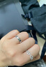 APM Monaco鏈環(huán)水手戒指女食指戒指環(huán)個性s時尚飾品生日送女友禮物 銀色 58碼 曬單實拍圖