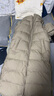 森馬（Semir）森馬羽絨服女冬季長(cháng)款開(kāi)叉連帽90絨子防潑水厚鵝絨服顯瘦保暖外套 駝色（灰鵝絨）50171 L 165/88A 曬單實(shí)拍圖