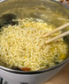 京東京造 泡面碗 上班族304不銹鋼飯盒小學(xué)生雙層防燙1.3L白色 配筷勺 曬單實(shí)拍圖