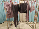 駱駝（CAMEL）瑜伽套裝女健身運動(dòng)服五件套YK2225L5493杜若紫XXXL 曬單實(shí)拍圖