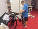 鳳凰HA735山地車(chē)自行車(chē)成人學(xué)生鋁合金油剎減震變速城市通勤越野單車(chē) 鈦金灰【抗壓鋼架-輻條輪-線剎】 26英寸（適合身高 160-175cm） 24速 曬單實(shí)拍圖