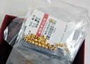 行金銀中黃金吊墜 足金999蹦迪珠DIY項(xiàng)鏈吊墜 菱形珠編繩掛墜送禮生日禮物 蹦迪珠吊墜(多顆)克重多退少補(bǔ) 約0.9克 曬單實(shí)拍圖