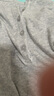 優(yōu)衣庫女裝羅紋亨利領(lǐng)T恤/長(cháng)袖修身短款內搭打底25新款479591 02 淺灰色 S /155/80A 曬單實(shí)拍圖