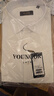 雅戈爾（YOUNGOR）免燙襯衫男夏季新品全棉男士短袖襯衫襯衣易打理 白色款GSDP10171BJA 42 曬單實(shí)拍圖