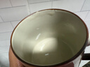 汝窯茶杯大容量辦公杯中式茶水分離杯變色馬克杯帶蓋過(guò)濾喝茶水杯 陶瓷汝窯水墨辦公杯 曬單實(shí)拍圖