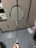 威克多（VICTOR）勝利羽毛球拍全碳素升級版小隼TK-HAWK PRO/S/4U太空銀 已穿線 曬單實拍圖