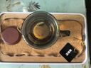 美斯尼 玻璃茶杯茶水分離杯墨色創(chuàng)意泡茶杯帶過濾水杯子花茶杯功夫茶具 墨客杯 320mL 曬單實(shí)拍圖