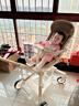 婧麒嬰兒手推車可坐可躺輕便折疊雙向高景觀外出方便寶寶遛娃神器 香檳金【豪華款】 曬單實拍圖
