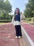 G.DUCKKIDS小黃鴨童裝女童春秋款套裝2025新款兒童女孩寶寶秋季秋裝早秋衣服 圖片色三件套 120 (建議105-115cm 4-5.2周歲) 曬單實拍圖