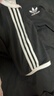 阿迪達斯 （adidas）三葉草男女款 3-STRIPES TEE 短袖 KB2459 黑色 M 曬單實(shí)拍圖