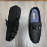 DCK皮鞋男鞋夏季新款軟底一腳蹬豆豆鞋男開車鞋英倫商務(wù)正裝鞋子男 黑色 【標(biāo)準(zhǔn)皮鞋碼】 41 (255mm) 曬單實(shí)拍圖